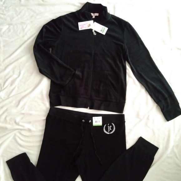 Juicy Couture Other - Juicy Couture Tracksuit Set Large Black